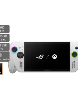 Consola Portatil Gamer ROG Ally |AMD Ryzen AI Z2A | 16GB de RAM | 512GB SSD de almacenamiento | Windows 11 | 7 Pulgadas 120Hz | Consola Portátil Gamer 16 GB